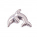 Zahnschmuck Twinkles Delfin Weissgold